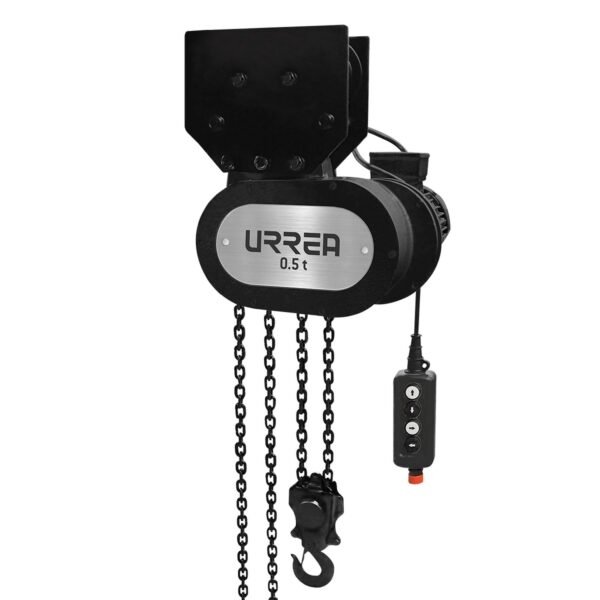 Polipasto electrico con sistema de doble freno 2 ramales, 2 ton, cadena 13 m Urrea