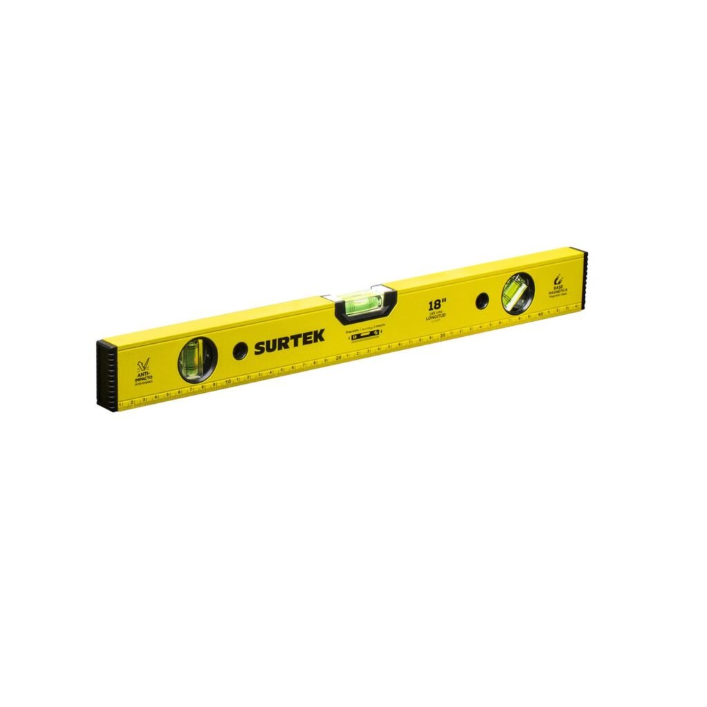 Nivel magnetico de aluminio 18" Surtek