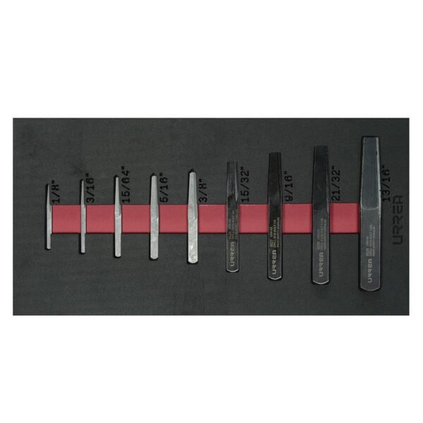 Juego de extractores rectos para tubo 9 piezas CH132-C Urrea